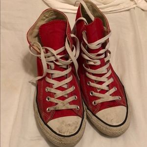 Red high top converse!